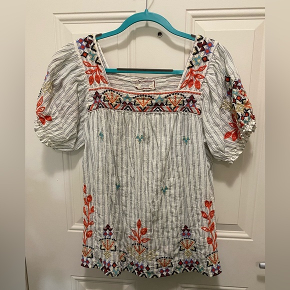 Johnny Was Workshop Tops - Johnny Was Workshop Peasant Top